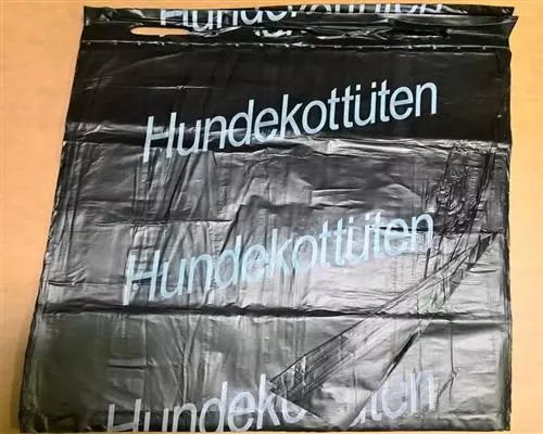 Kotbeutel Hund Hundekotbeutel 3000 Stück Gassibeutel Kottüten schwarz, 200*330mm