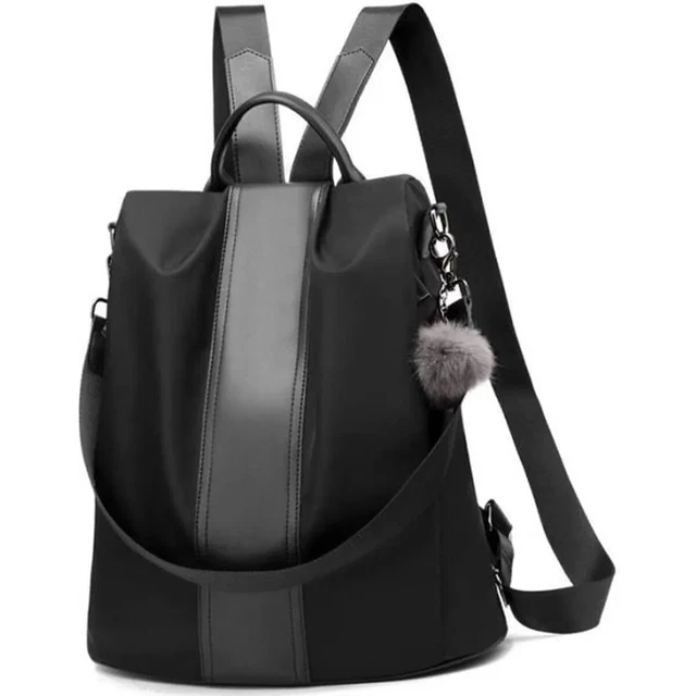 Sac à Dos Bandoulière Anti-Vol En Cuir PU Pour Femme - Marron - 33x32x15 Cm - Neuf Avec Étiquettes