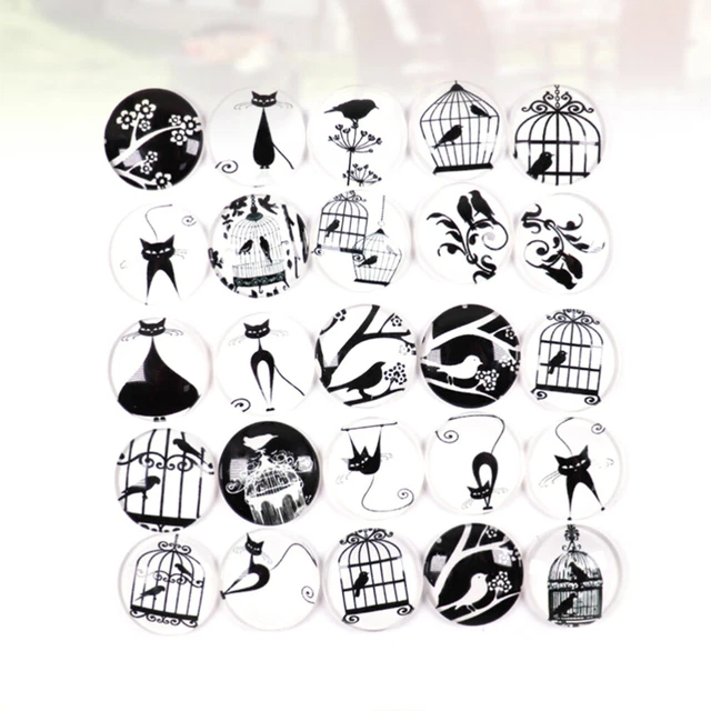50 Pcs Perlen Zur Schmuckherstellung Alte Glascabochons Jahrgang