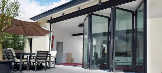 Reynaers Aluminium Bi fold Door Bi folding Doors Patio Top Quality FreeDelivery