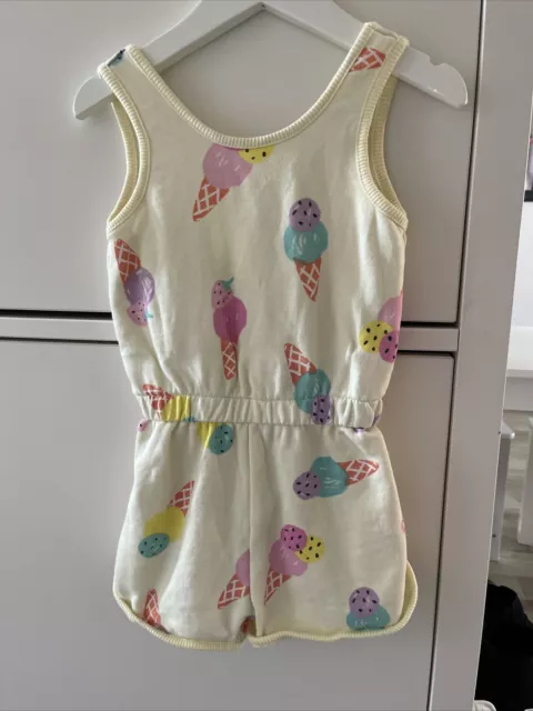 Zara Baby Girl Yellow Ice Cream Playsuit 3-4 Years