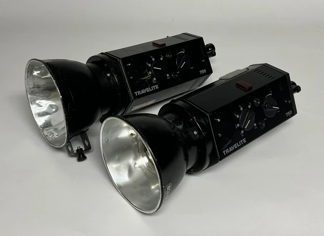 Flash estroboscópico monolight CE-1080 Bowens Calumet Travelite 750 SIN PROBAR COMO ESTÁ