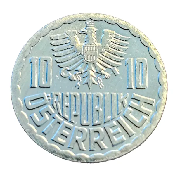1987 Austria 10 Groschen Coin KM#2878 Ungraded 6726