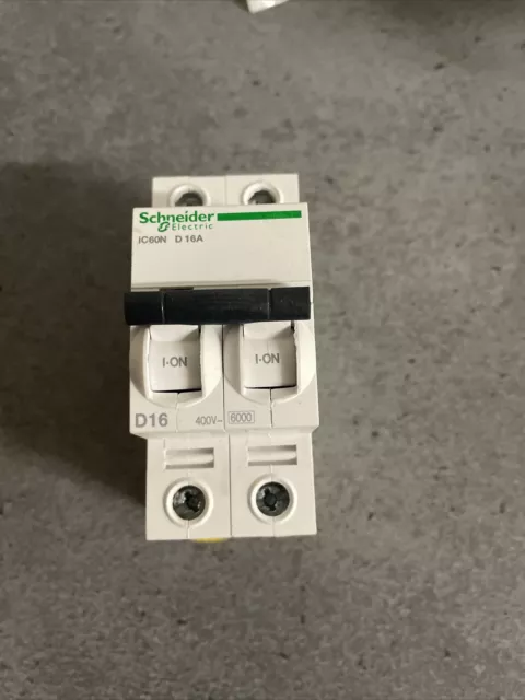 Schneider Electric IC60N D 16A 2P disjoncteur tétrapolaire