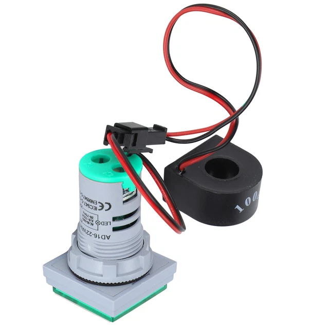 (Green)Current Meter Indicator Lamp Effective Protection Current Square
