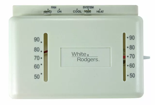 Blanc Rodgers Chauffage Et Refroidissement Levier Mécanique Thermostat