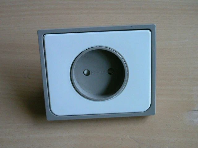 ARNOULD 1001 interrupteur simple coloris blanc / gris