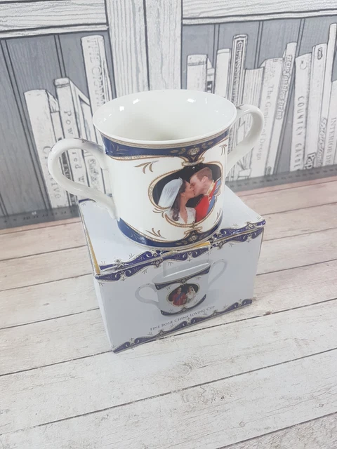Royal Crest fine bone china loving cup HRH William & Catherine wedding 2011