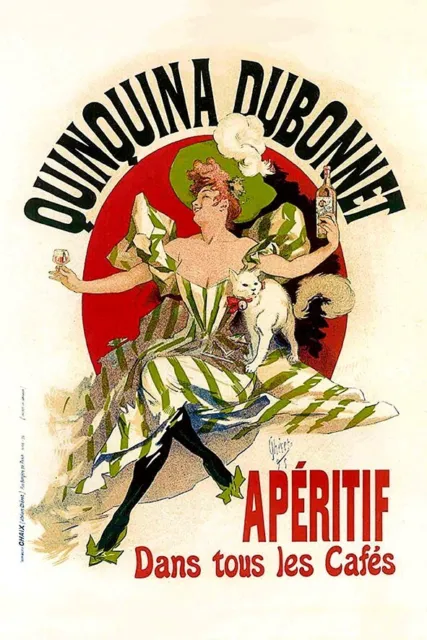 Poster Manifesto Locandina Pubblicitaria Stampa Vintage Aperitivo Drink Bevande