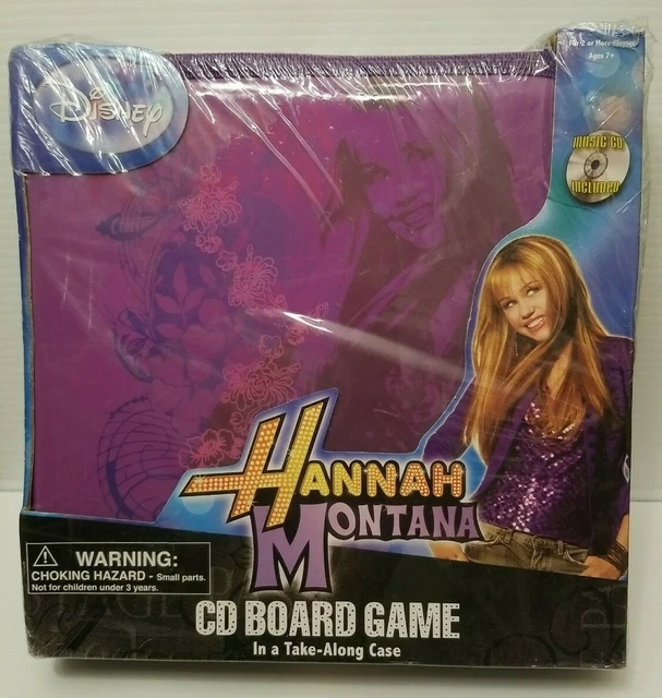 DISNEY HANNAH MONTANA CD Board Game with TakeALong Case Factory