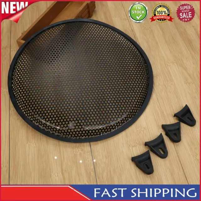 8/10/12 Inch Grill Mesh Black for Car Subwoofers and Loudspeakers (12inch)