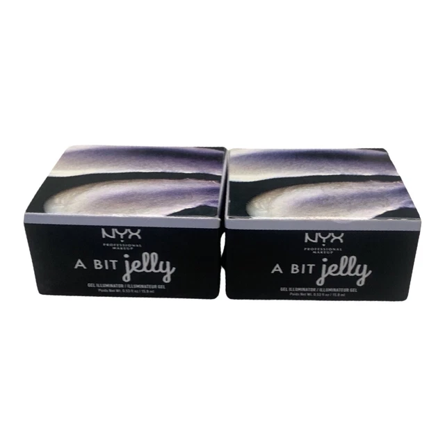 Destacador de gelatina de maquillaje profesional A Bit NYX - 0,53 OZ opalescente ABJG101 (2)