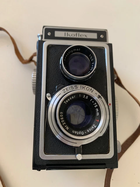 Zeiss Ikon Ikoflex con tessar 1:3.5 75 mm - buen estado vintage