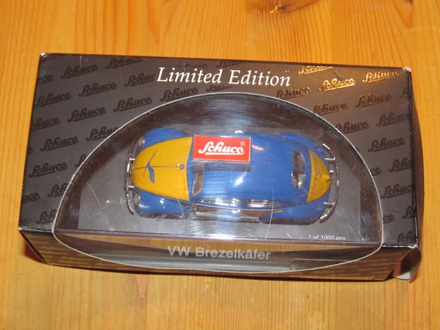 Schuco VW Käfer Brezelkäfer Bordeaux rot Modellauto 1:43