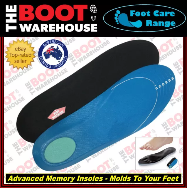 Insoles Innersoles Footbeds! Advanced Memory Foam.  Maximum Comfort & Support