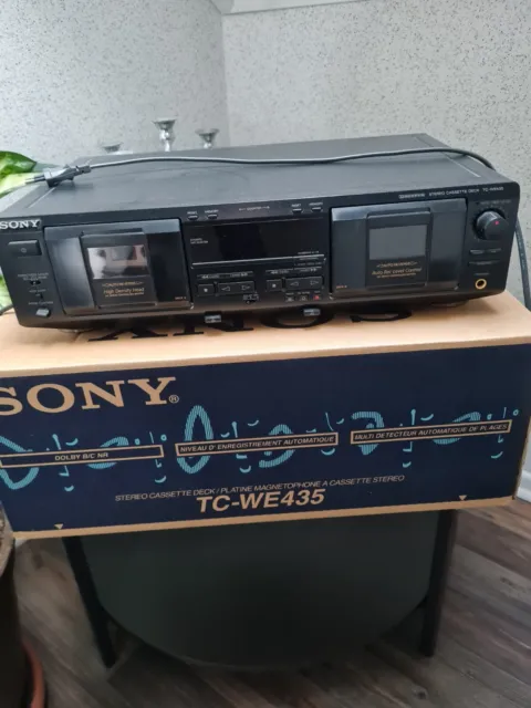 Sony TC-WE435 Kassettendeck / Stereo Cassette Deck / OVP