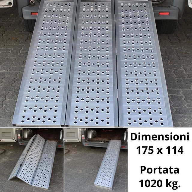 Copertura Vano Di Carico Pieghevole 3 Pezzi Per Ford Ranger T6 Doppia Cabina (2012-2018/2019+), Alluminio Nero