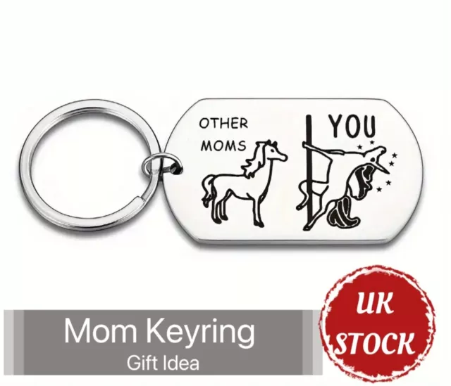 Mother Day Key Chain Best Mum Key Ring Keyring Fun Tag Birthday Gift Idea Mom