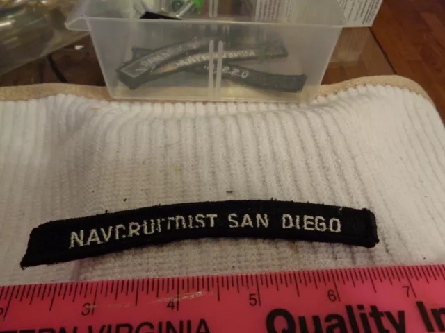 NAVCRUITDIST SAN DIEGO Navy Tab (DRAW#AK)