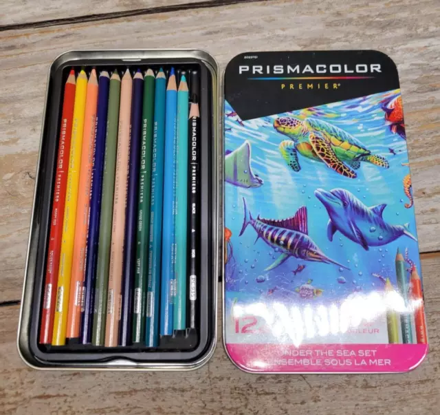 Prismacolor Premier 12 Count Colored Pencils Under The Sea Set Aquatic Colors