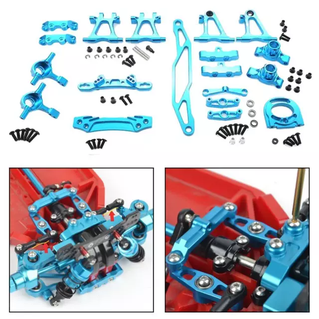 RC Upgrade Komplettset Vorne Hinten Schwinge Motorsitz für TT02 Modell Crawler