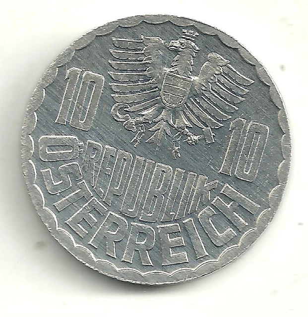A Very Nice High End Proof 1965 Austria 10 Groschen Coin-St163 2