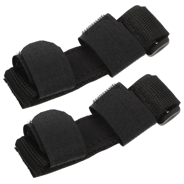 2 piezas Soporte de utensilios adaptativos universales correa de mano para sujetar utensilio