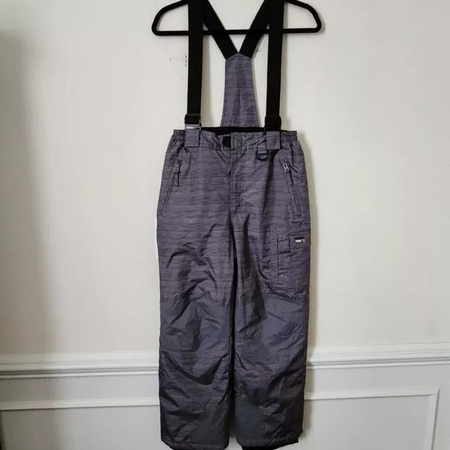 Weatherproof Kids 32 Degree Gray Snowboard/Ski Pants Suspender L 14/16