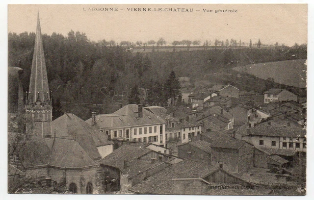 VIENNE LE CHATEAU - Marne - CPA 51 - panoramic view