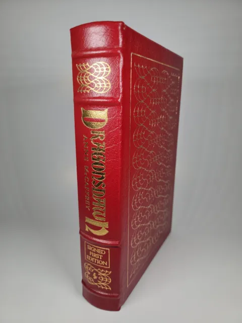 EASTON PRESS Dragonsdawn Anne McCaffrey SIGNED First 1st Sci-Fi Leather NEW