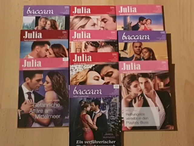 Liebes Romane Paket Cora Julia Baccara