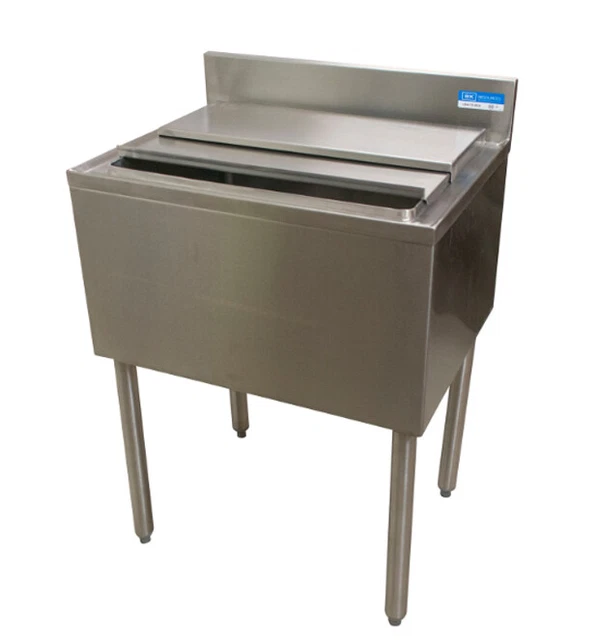 BK Resources 36"x21" Underbar Ice Bin w/ 10-Circuit Aluminum Cold Plate