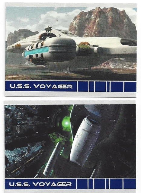 2012 Quotable Star Trek U.S.S. Voyager V3 &V6