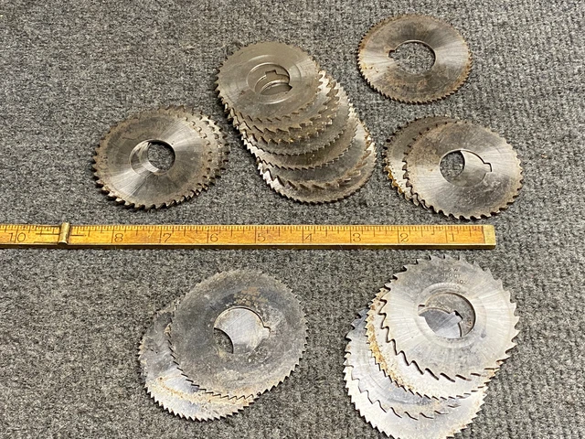 P & W Milling Cutters 2-3/4” x 1” Assorted Thickness Brands And Teeth (19)