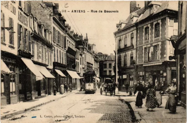 CPA AK AMIENS - Rue de Beauvais (515562)