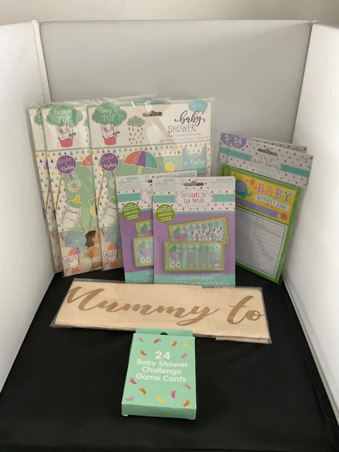 Set completo decorazioni baby shower nuovo