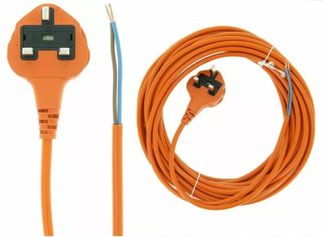 2 CORE ELECTRIC Mains Power Lead Plug Cable for RYOBI Lawnmower