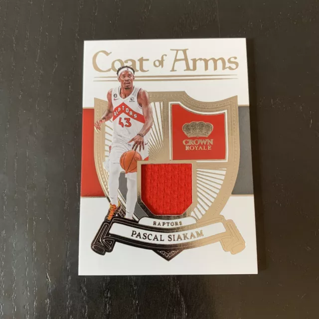 202223 CROWN ROYALE Coat of Arms Relic COAPSK Pascal Siakam