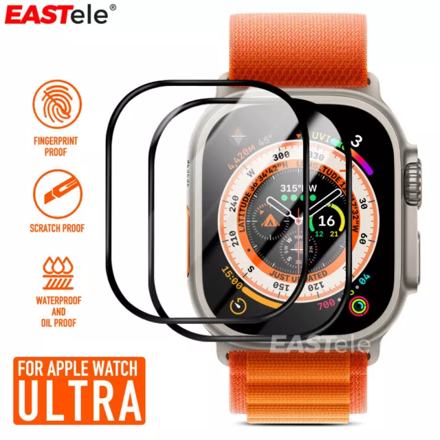 For Apple Watch Ultra 49mm Screen Protector Full Coverage Protective Film