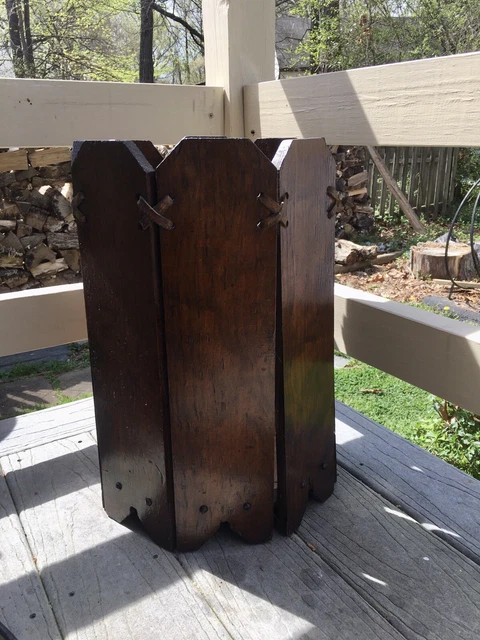 Arts & Crafts Or Country / Cottage Style  Large Vintage Waste Basket...