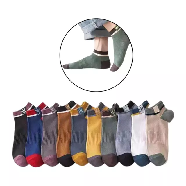 Lot de 10 paires de chaussettes pour homme décontractées et confortables