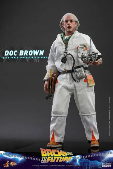 Hot Toys 1/6 Back To The Future Doc Brown 30 cm MMS609 NUOVO BROWN BOX