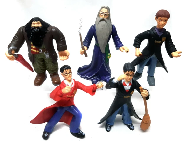 EARLY COLLECTIBLE HARRY Potter 4" toy Action figures, RARE 90's Pre