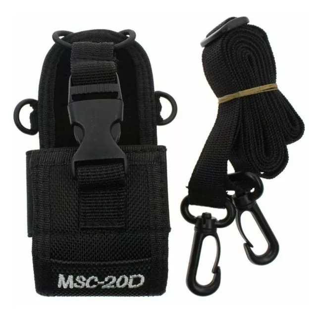 MSC20D Nylon Pouch Walkie Talkie Radio Holster Shell Case Holder Universal Pouch