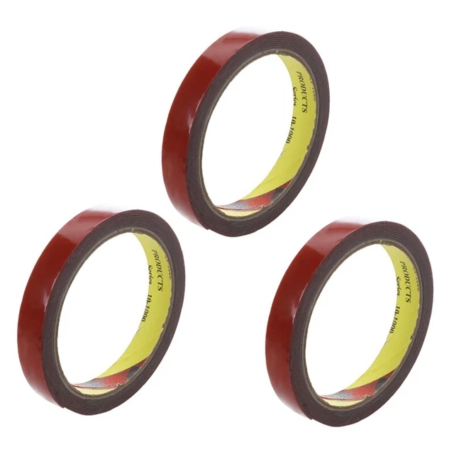 3X  Starke Dauerhafte Doppelseitige Super Klebrige Schaum-Bandrolle Für Fah3982