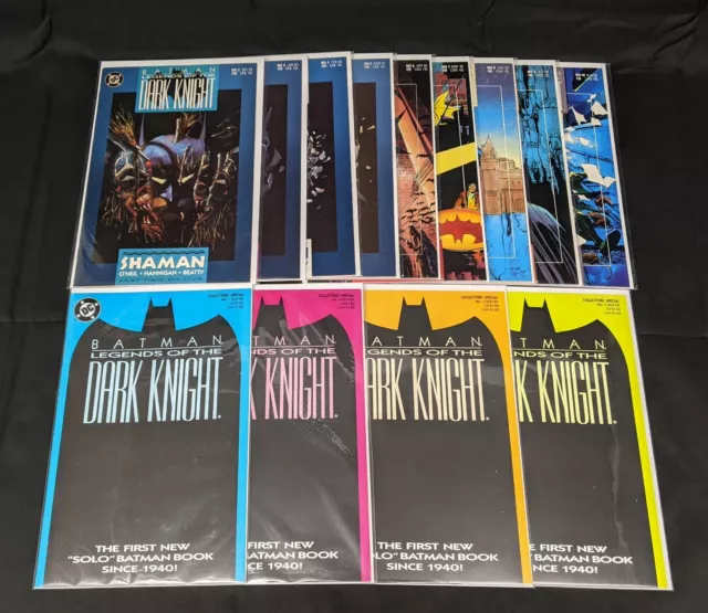 BATMAN: LEGENDS OF THE DARK KNIGHT #1-10 (DC 1989) Shaman & Gothic - High Grade