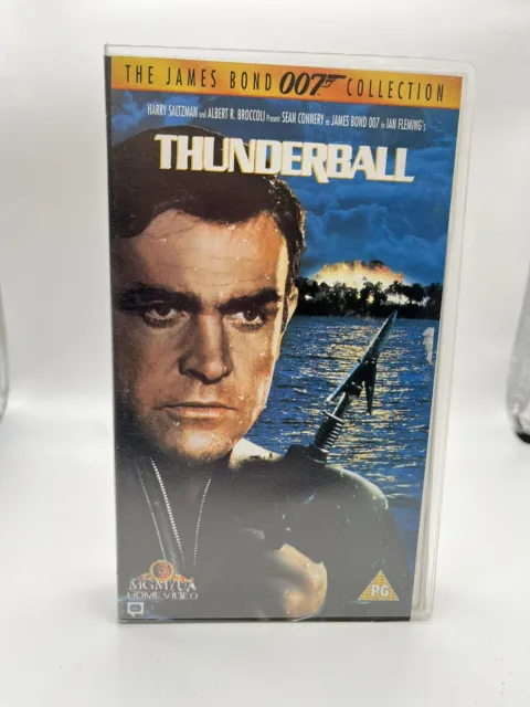 JAMES BOND THUNDERBALL VHS cassette full screen theatrical version $3. ...