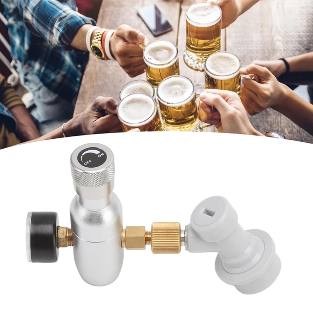 Bierfass Ladegerät CO2 Dispenser Hochpräzise CO2 Gas Lock Keg Regulator Für
