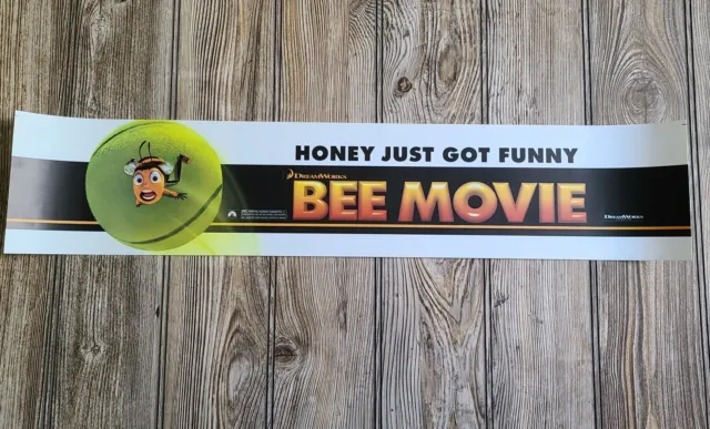 Bee Movie 2007 Movie Theater Mylar 5" X 25" Jerry Seinfeld