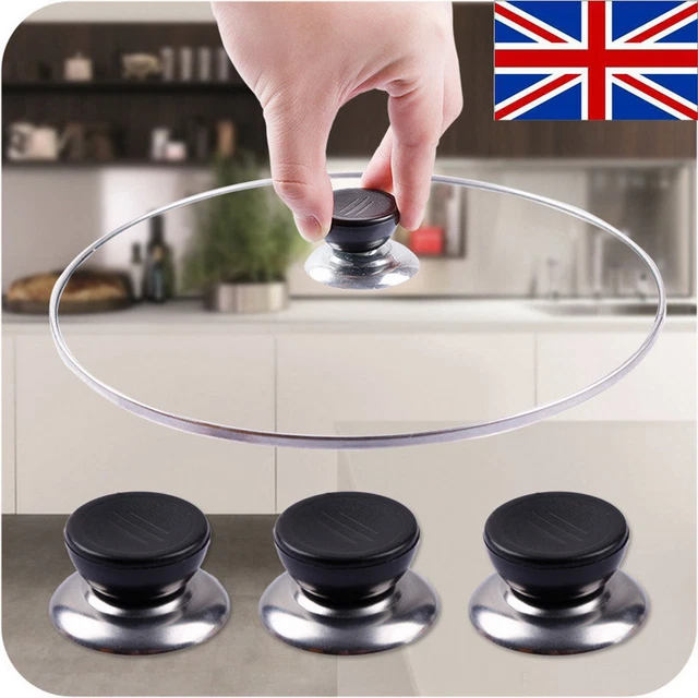 Universal Replacement Kitchen Cookware Pot Pan Lid Hand Grip Knob Handle Cover.